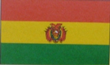 Bandeira da Bolvia, o pas conta com trs bandeiras oficiais